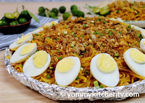 how to pronounce palabok|Pancit Palabok .
